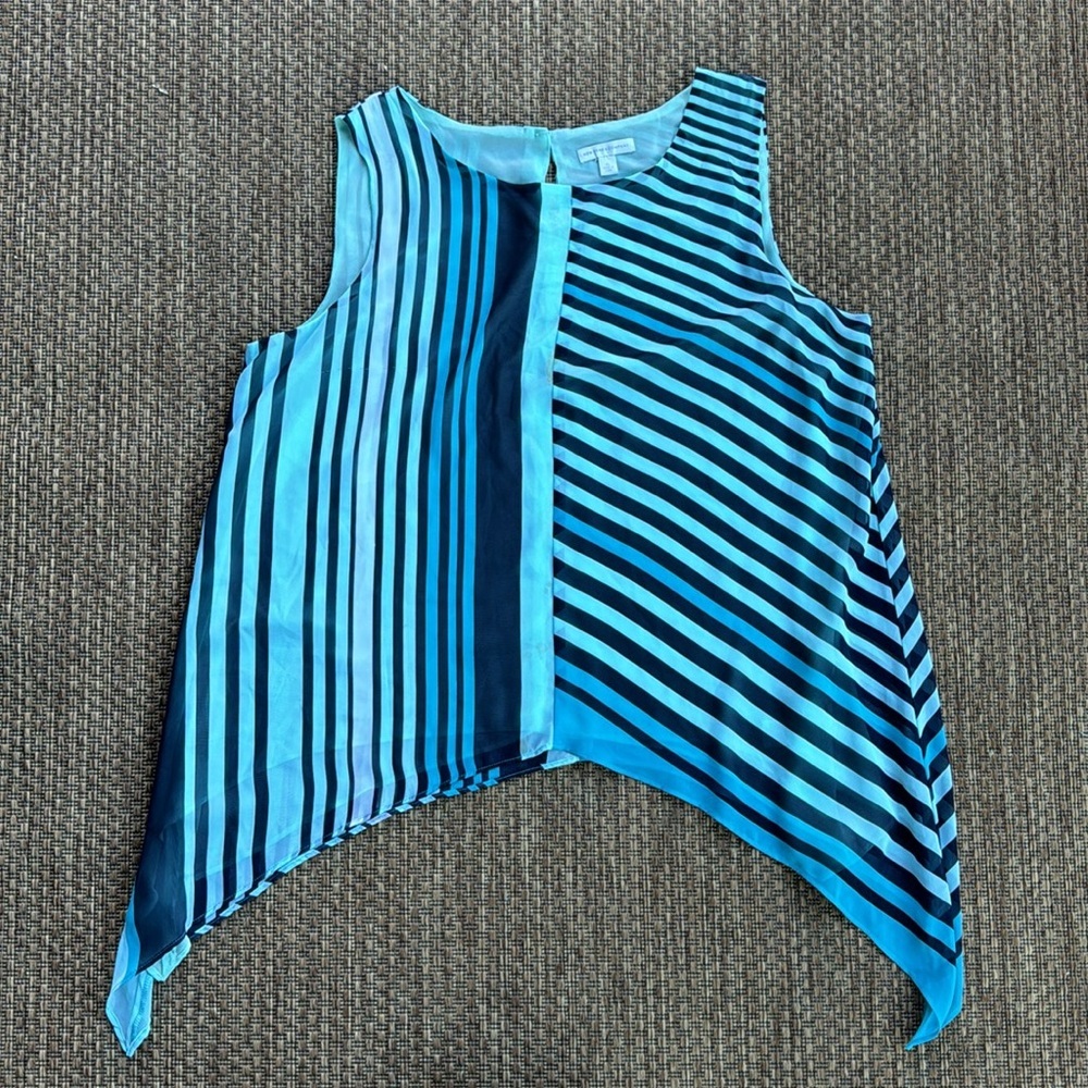 NY&C Striped Flowy Tank